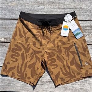 The Vuori‎ Infinity Boardshort  Autumn Contigo MENS SIZE 30 NWT